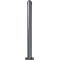 Ornamental bollard | Series 477B | � 76 mm | stationary, to be fixed by plugswith base plate 100 x 150 mm | without lock | without eyelet